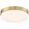 Access Lighting Roma, LED Flush Mount, Antique Brushed Brass Finish, Opal Glass 20825LEDD-ABB/OPL - alternate 2